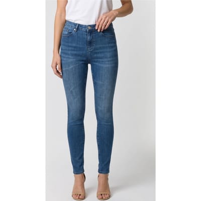 Karl Lagerfeld High Waist Skinny Denim Pants Dark Blue Denim Taglia: W27 | Pantaloni skinny Outlet | Donna | Blu