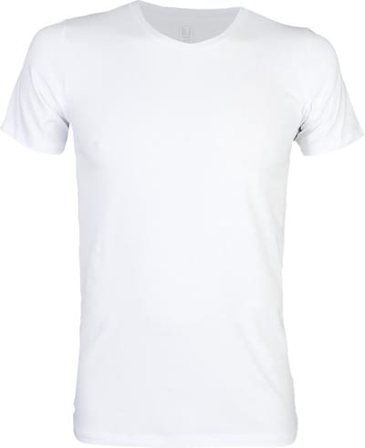 RJ Bodywear - V-hals T-Shirt Wit - XL