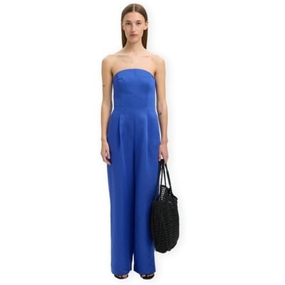 Jumpsui Selected W Sima Bustier Jumpsuit - Dazzling Blue