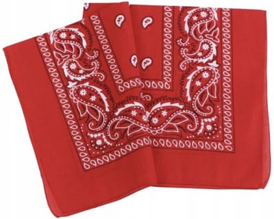 Trendoz Boeren zakdoek - 50x - rood - met stippen - 55 x 55 cm - cowboys - farmers - stof