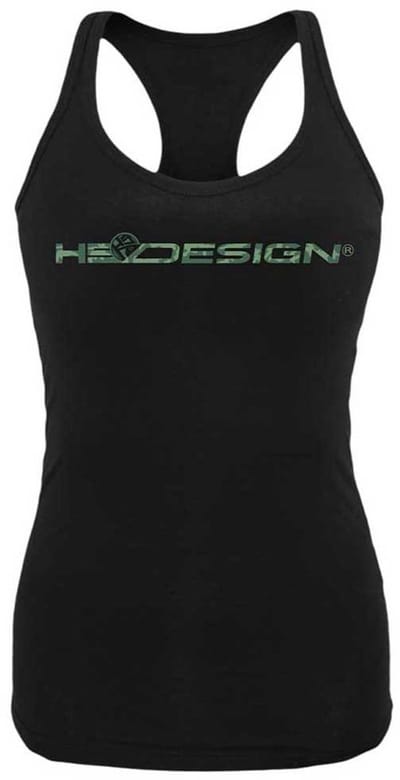 Hotspot Design Hs Camo Printing Mouwloos T-shirt Zwart M Vrouw