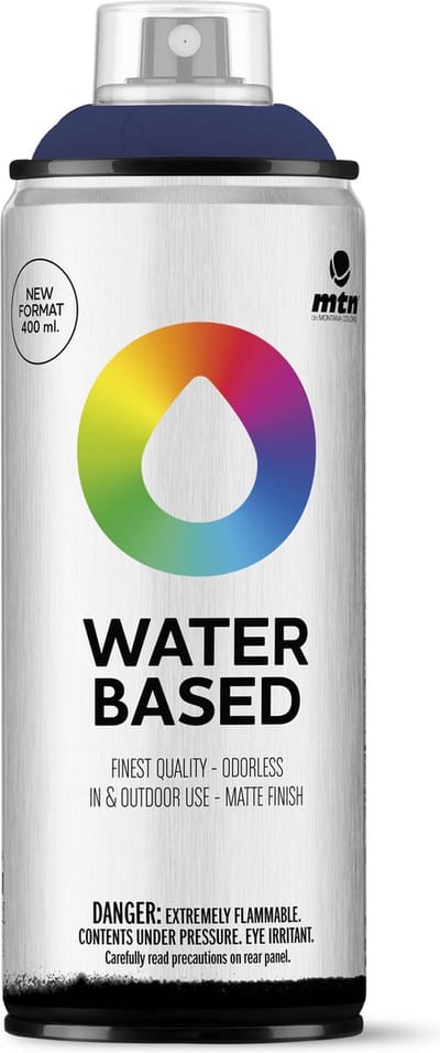 MTN Water Based Spuitbus - verf op waterbasis - RV-328 Abyss Blue - 400ml