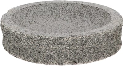 Vogelbad graniet ± 28 cm rond