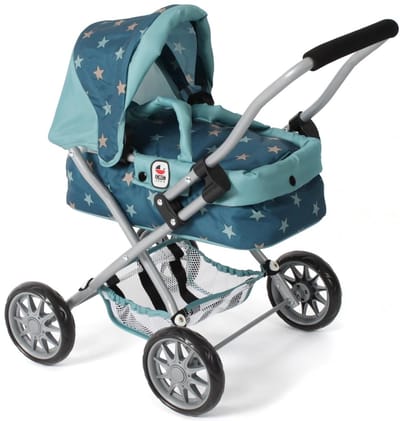 Bayer Chic 2000 – Kleine Poppenwagen Smarty – Stars Turquoise
