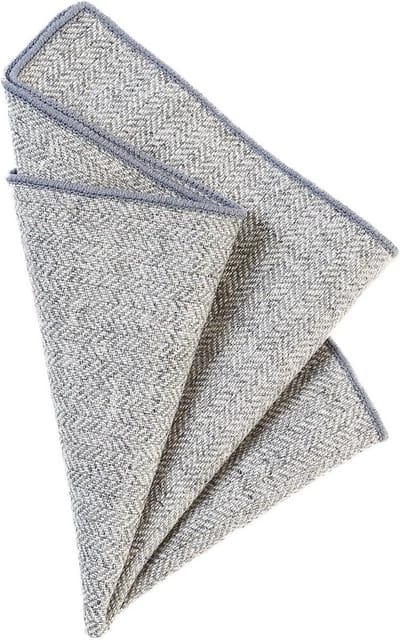 Pocket Square - Handkerchief - Feestelijk Accessoire - Tweed Look - 23x23 cm