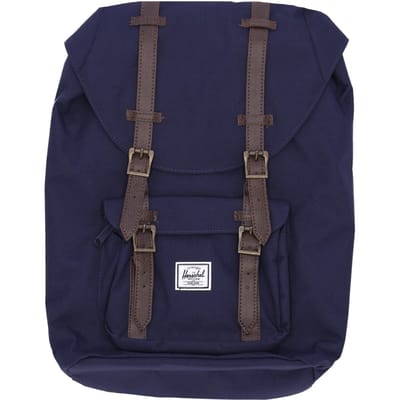 Little America Mid Volume herenrugzak Peacoat/cichorei koffie