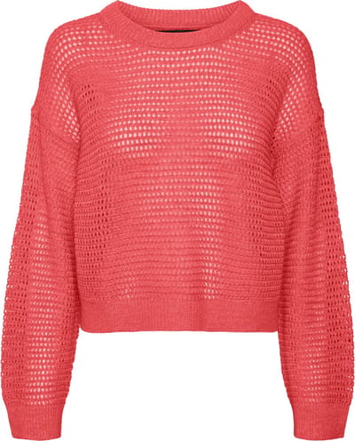 VERO MODA - VMNEWMADERA LS O-NECK PULLOVER BOO - Dames - Gebreide truien
