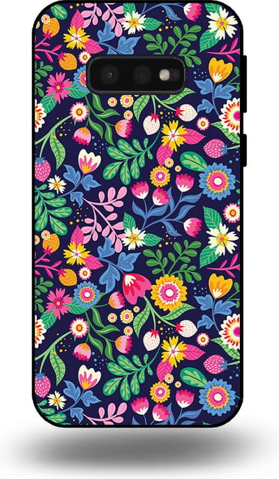 Smartphonica Telefoonhoesje geschikt voor Samsung Galaxy S10E met bloemen opdruk - TPU backcover case flower design geschikt voor Samsung Galaxy S10E