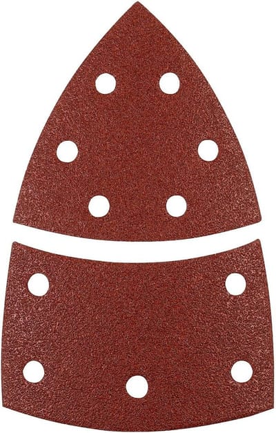 KWB schuurschijf 100 x 62, 93 mm - Korrel 180 - Klittenbandhechting - 496170 - 12 stuks