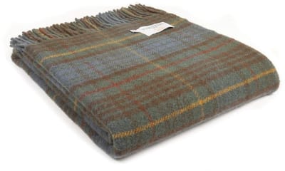 Plaid Tartan Antique Hunting Stewart - 150x183 - Nieuw Wol - Tweedmill UK