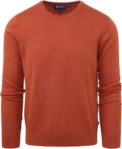 Suitable Respect Oinix Pullover O-Hals Oranje - Maat XXL - Heren - Sweater