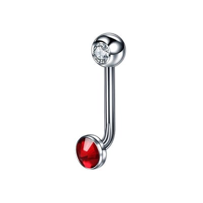 Piercing titanium rood 1.6x11 - LMPiercings