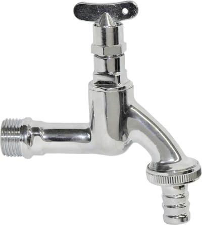 Tapkraan Chroom 1/2" - Met sleutel