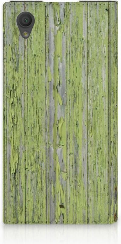 Sony Xperia L1 Book Wallet Case Green Wood