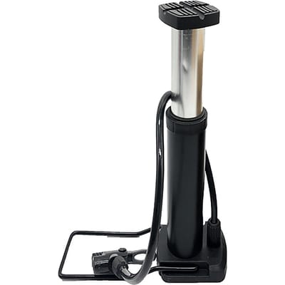 Pompe à Vélo Haute Pression Domestique Portable Mini Pompe sur Pied pour VTT Vélo Électrique Ballon de Basket Noir Standard