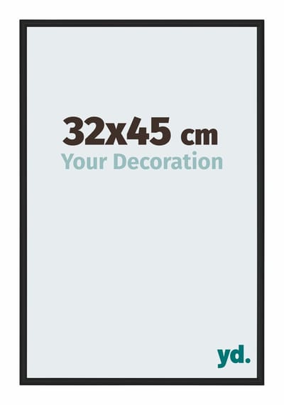 Your Decoration - Fotolijst 32x45 cm - Aluminium - Zwart Mat - New York