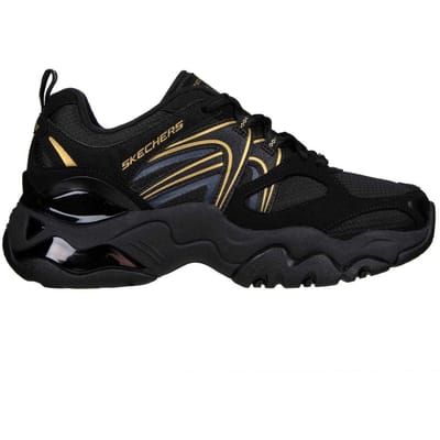 Skechers DLites 3.0 Air-sportschoenen voor dames (Zwart)