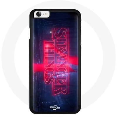 Hoesje voor Iphone SE Stranger Things Logo Transparant Seizoen 4 Trailer 2022