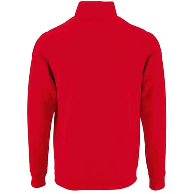 SOLS Heren Stan Zip Staande Kraag Trui (Rood)