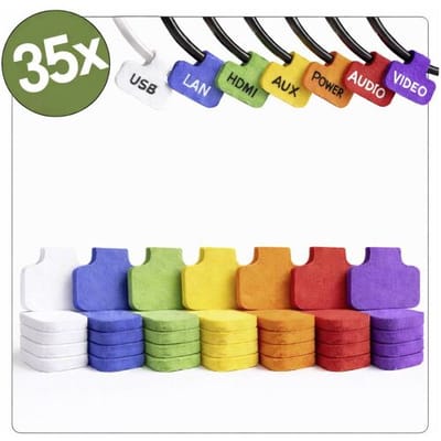 Quadrios 26CA790 26CA790 Kabeletiket 40 x 20 mm Aantal etiketten: 35
