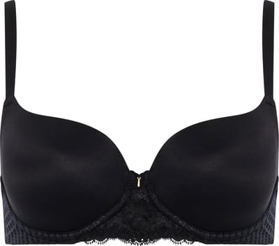 Chantelle EasyFeel - Marilyn - Bedekkende T-Shirt BH - Zwart - B 75