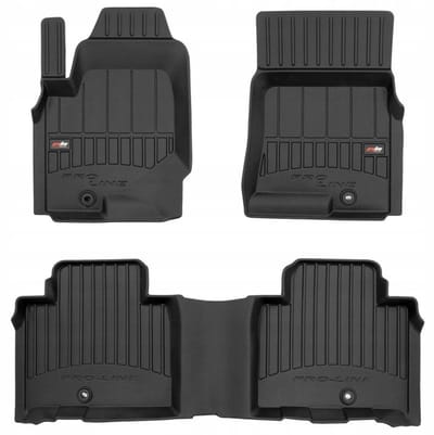 FROGUM PROLINE Automatten - Geschikt voor SSANGYONG REXTON IV (vanaf 2017) - 3-delig - TPE Rubber - Zwart