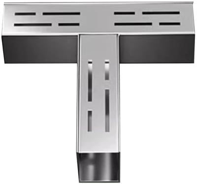Afvoergootsysteem RVS - Rioolgoot U-vorm - Waterafvoer Buiten - Zwaar Uitgevoerd - 20x5 cm - Zilver