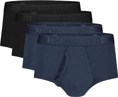 ten Cate Heren Slip classic gulp 4-pack – Ondergoed voor heren – Maat M – 4-PACK – Navy/black – Comfortabel Katoen Ondergoed – Ademend & Zacht – Voordeelverpakking