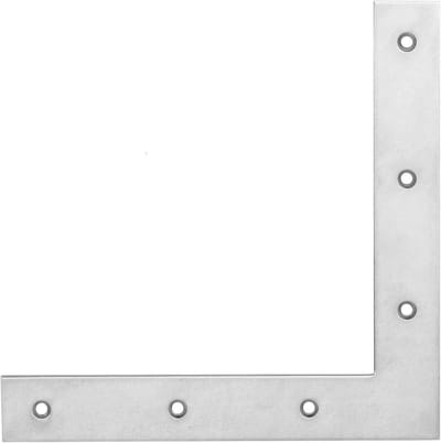 Huisdeurhoek - Verzinkte hoek - Deur verstevigen - Licht verzinkt - 160 x 160 mm - Zilverkleurig