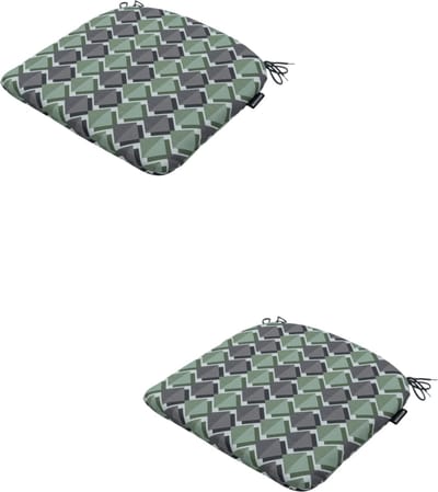 Madison - Zitkussen - Universeel - 2st - 46x48cm - Siem Green - Groen