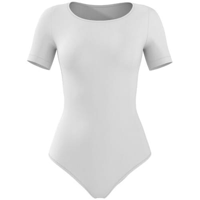 ESMARA Corrigerend dames bodyshirt, seamless (wit, S (36/38))