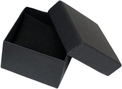 Luxe Zwarte Stijve Geschenkd dozen voor Sieraden en Kleine Cadeaus (9x9x5 cm), 24 Stuks