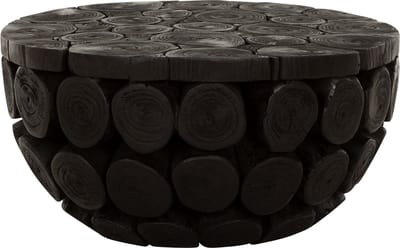 MUST Living Salontafel Cone low Rond teakhout 62x62 cm