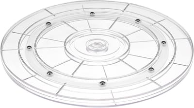 Acryl Draaischijf van 10 inch voor Keuken, Perfect voor Tafel, Kruidensets en Opbergruimte