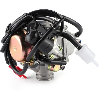 Carburateur Carburateur Accessoire 24mm 0.9in Adapté pour GY6 4 Temps PD24J 125CC 150CC VTT Scooters gray