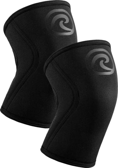 Rehband RX Knee Sleeves - Powerlifting - Crossfit - Fitness - 1 Paar - 7MM Carbon - Maat: S