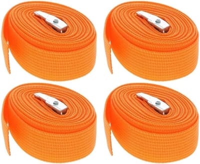 Ladingriemen - Spanbanden - Lading Zekeren - Sterke Cam Lock Gesp - 3 Meter - Oranje