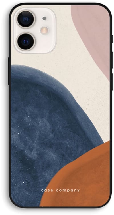Case Company® - Hoesje geschikt voor iPhone 12 hoesje - Geo #1 - Biologisch Afbreekbaar Telefoonhoesje - Bescherming alle Kanten en Schermrand