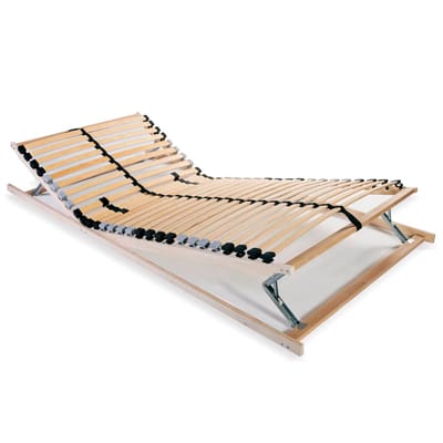 vidaXL - Lattenbodem - met - 28 - latten - 7 - zones - 70x200 - cm