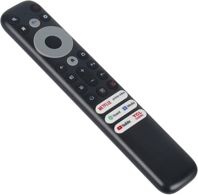 Smart Afstandsbediening voor TCL |Universele TCL TV afstandsbediening -Geschikt voor alle TCL televisies |Geschikt voor TCL Smart TV - Direct te gebruiken (Plug & Play) |TCL-afstandsbediening RC 902V voor TCL Android TV Mini-LED - QLED 4K UHD