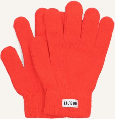 LIL'BOO Hygge Gloves Handschoenen Meisjes - Oranje - Maat 4/14Y