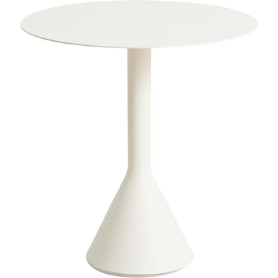 HAY Palissade Cone Tafel rond - Ø70_H74cm cm - crèmewit