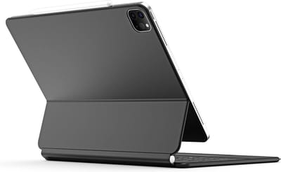 Dux Ducis - Toetsenbord hoes geschikt voor Apple iPad Pro 12.9 (2020/2021/2022) - QWERTY - Tablet toetsenbord met touchpad en Toetsenbordverlichting - Zwart
