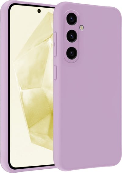 Hoesje - Geschikt voor Samsung Galaxy A35 - Sterk & Shockproof - Hoes Cover - Siliconen Case - Telefoonhoesjes - Lila
