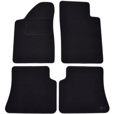 J&J AUTOMOTIVE | Tapis De Sol Noir Velours Sur Mesure Pour Renault Megane clasic 1995-2002 noir