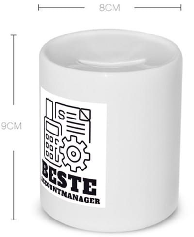 Akyol - beste accountmanager Spaarpot - Beste accountmanager - collega - welkom - afscheid - 350 ML inhoud