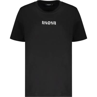 Balmain T-shirt met logo-opdruk