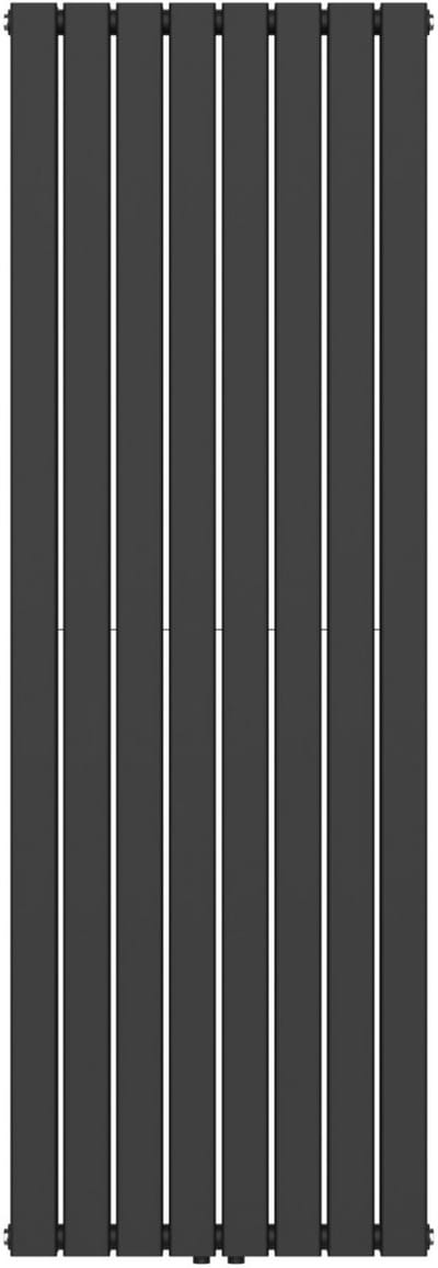 BELRAD Verticale designradiator dubbelzijdig 1800x608mm - Zwart - Middenaansluiting - 2164W