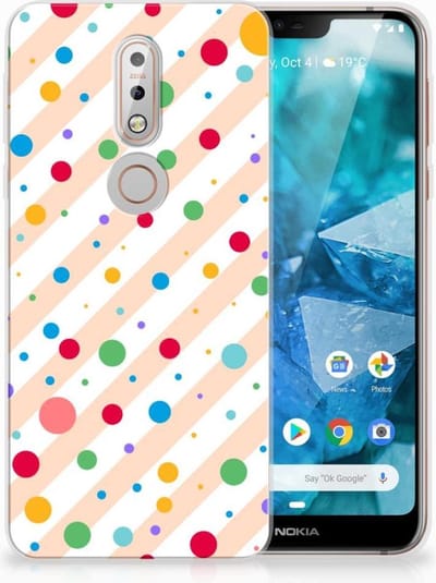 Nokia 7.1 TPU bumper Dots