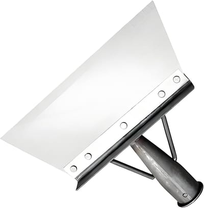 Betonschraper - Tuingereedschap Schraper - Zwaar Werk - Ergonomisch Handvat - 20 x 10 x 10 cm - Grijs